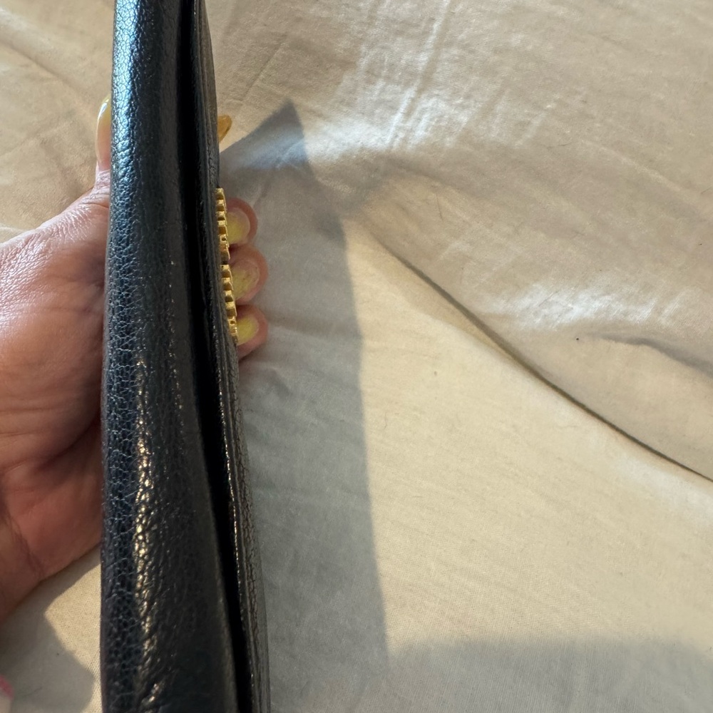 Mui Mui black leather special edition cat long wallet - Picture 11 of 11